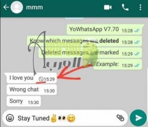 الواجهة الرئيسية يو واتساب YOWhatsApp